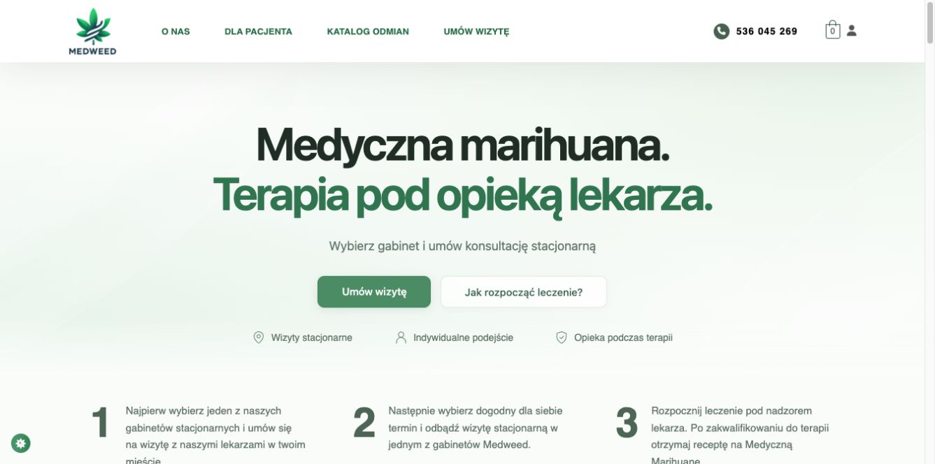 Podgląd projektu MedWeed